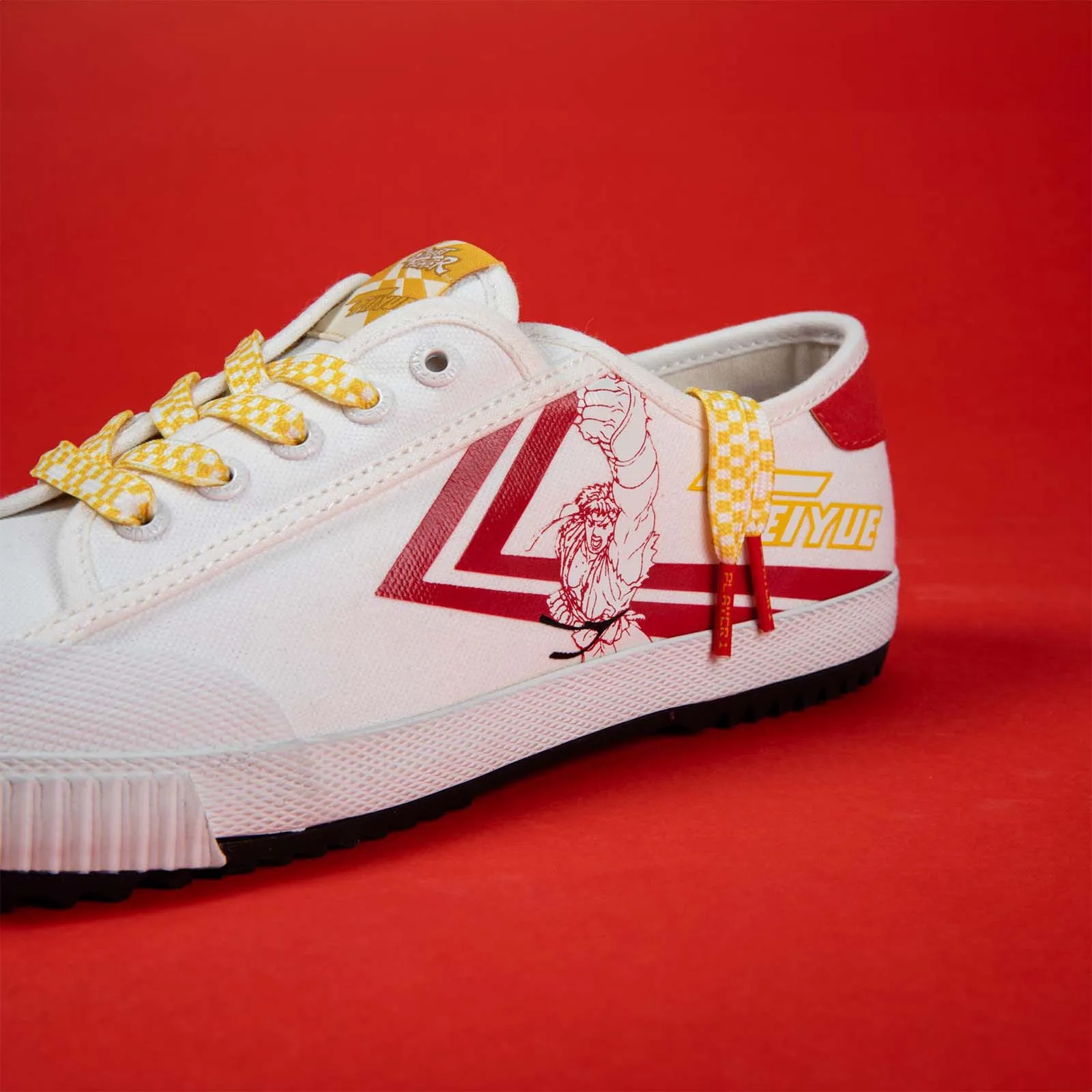 Feiyue Fe Lo 1920 Street Fighter Trainers - Ryu Red