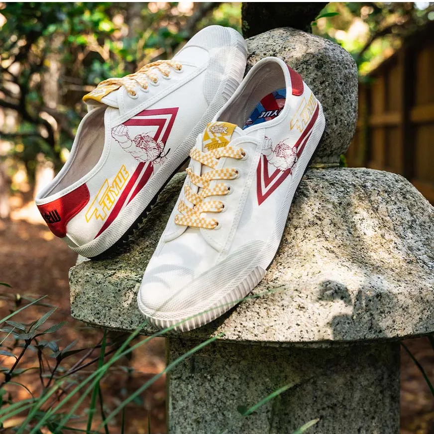 Feiyue Fe Lo 1920 Street Fighter Trainers - Ryu Red