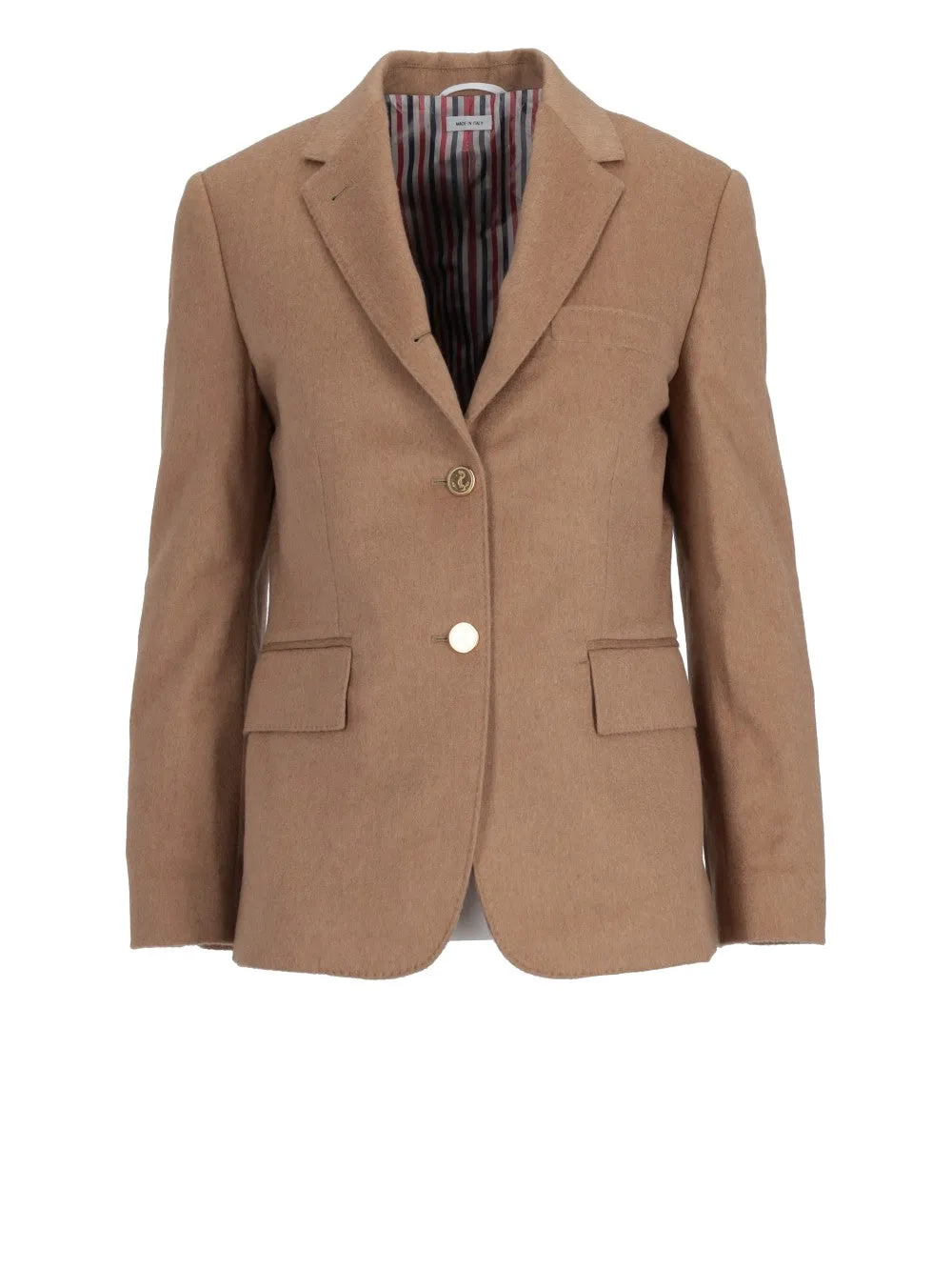 FIT 1 - CLASSIC SPORTCOAT IN  SOLID JACKET WEIGHT CAMEL HAIR