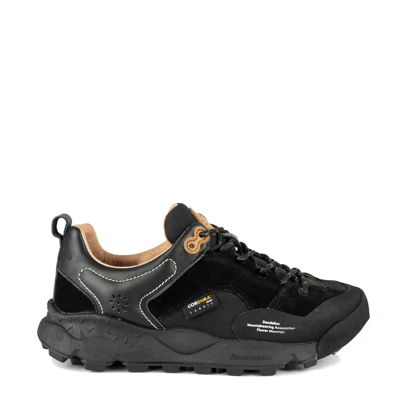 Flower Mountain Back Country Trainers Black