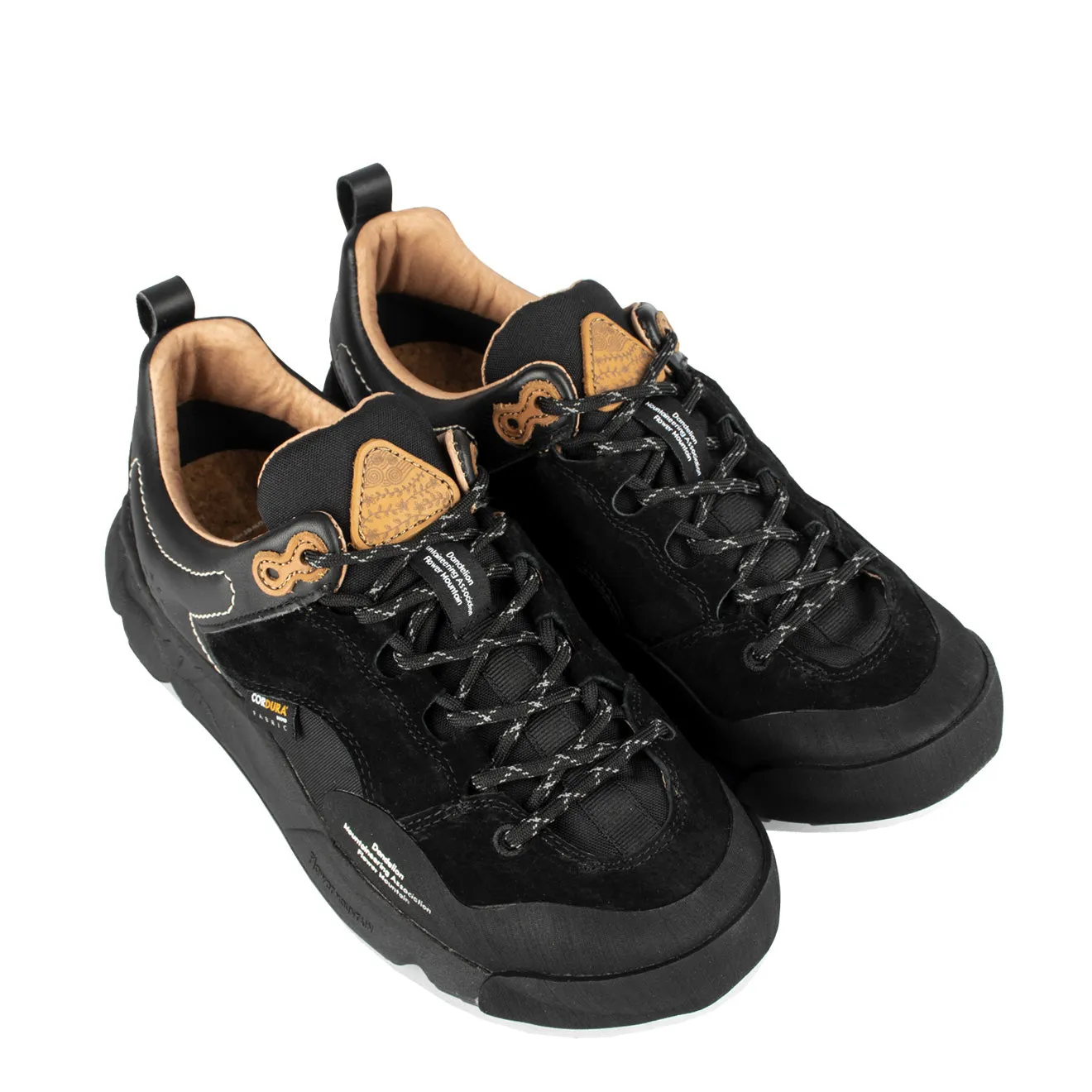 Flower Mountain Back Country Trainers Black