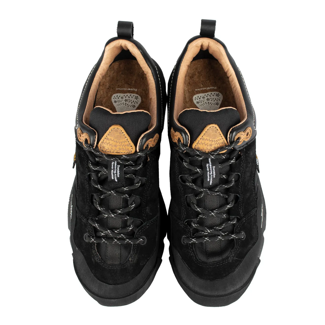 Flower Mountain Back Country Trainers Black