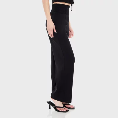 Forever 21-Juniors Relaxed High Rise Womens High Rise Wide Leg Pull-On Pants