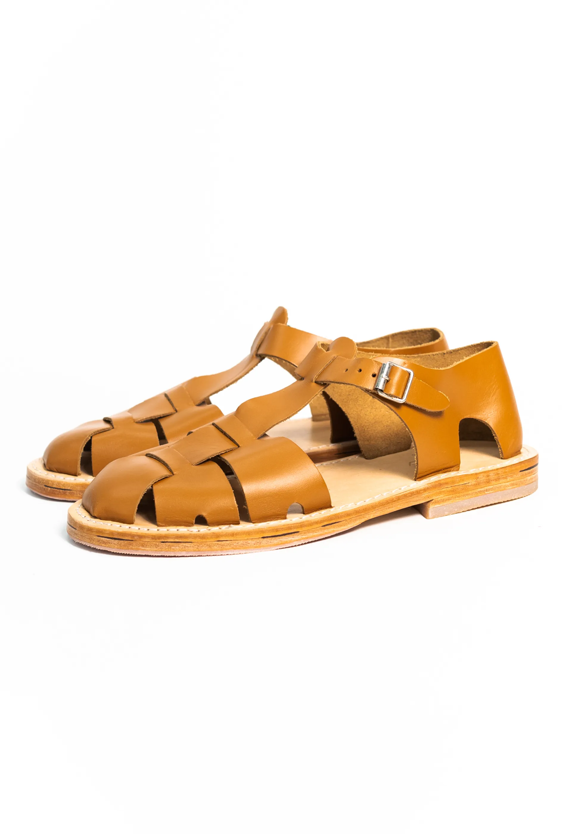 FRENCH MILITARY SANDALS TAN