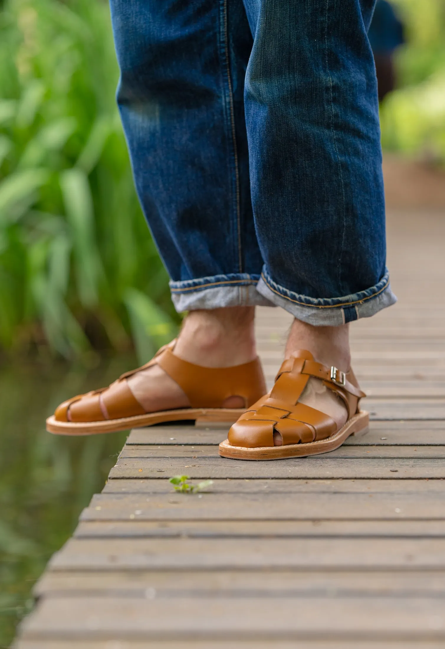 FRENCH MILITARY SANDALS TAN