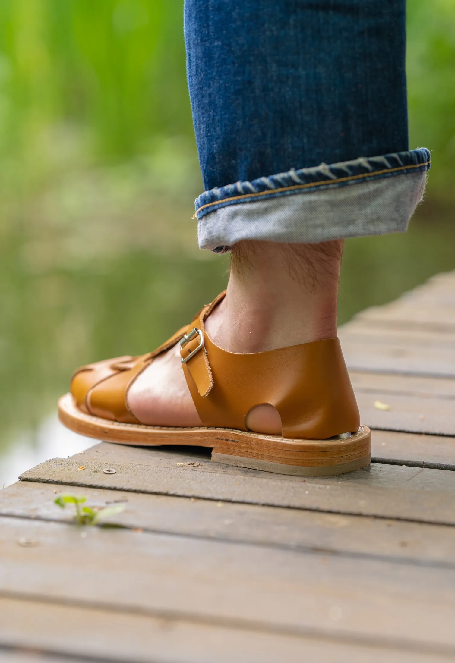 FRENCH MILITARY SANDALS TAN