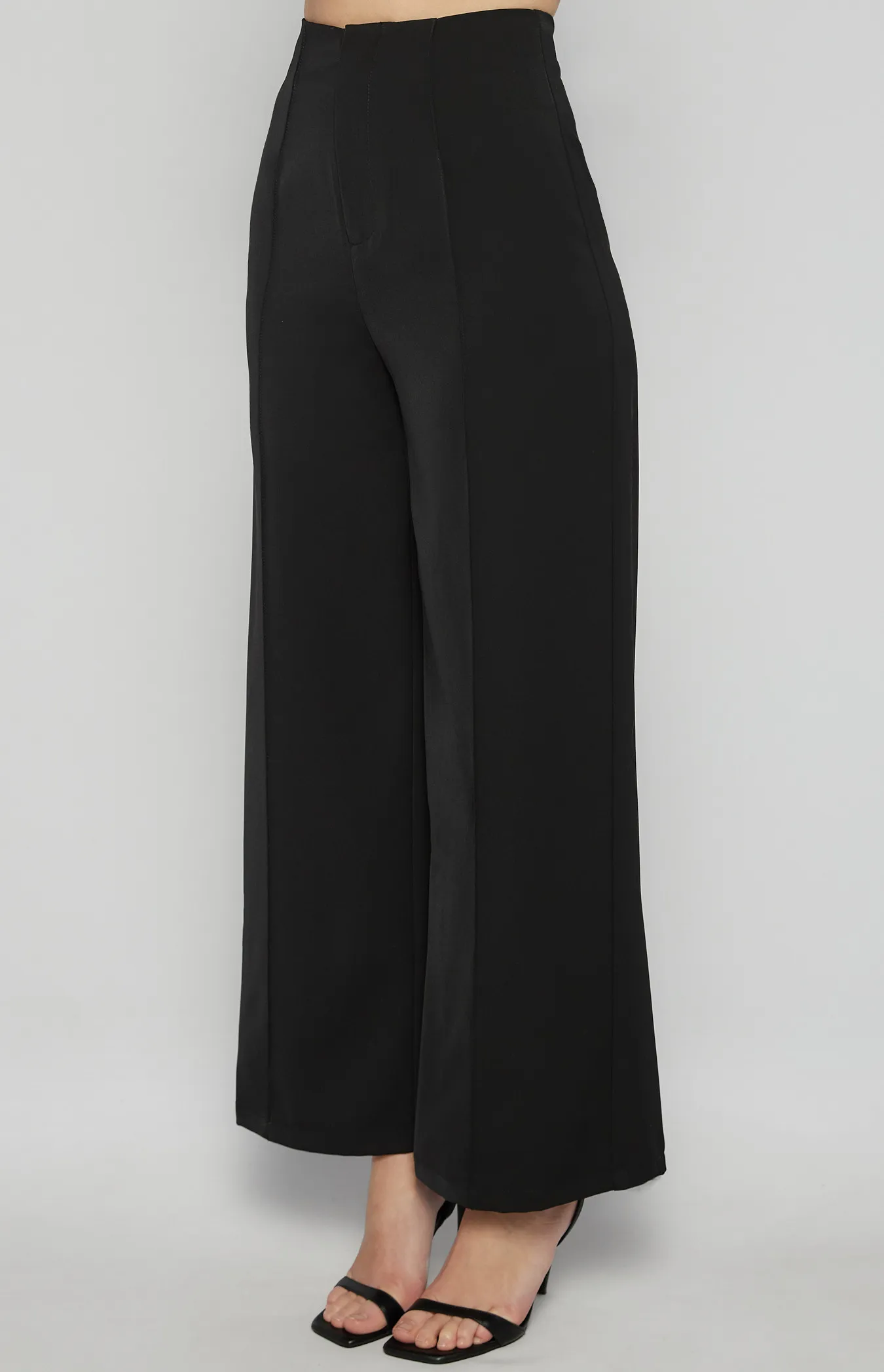 Front Leg Pin Stitch Detail Pants (SPA475A)