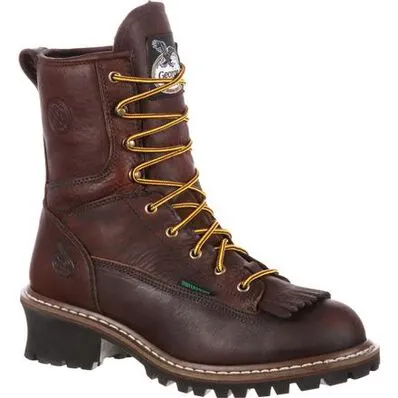 GEORGIA BOOT STEEL TOE WATERPROOF LOGGER BOOT 10M