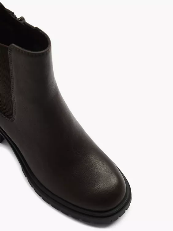 Graceland  Brown Heeled Chelsea Boot