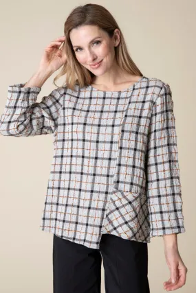 Habitat 75910 Double-Faced Windowpane Mixed Up Pullover