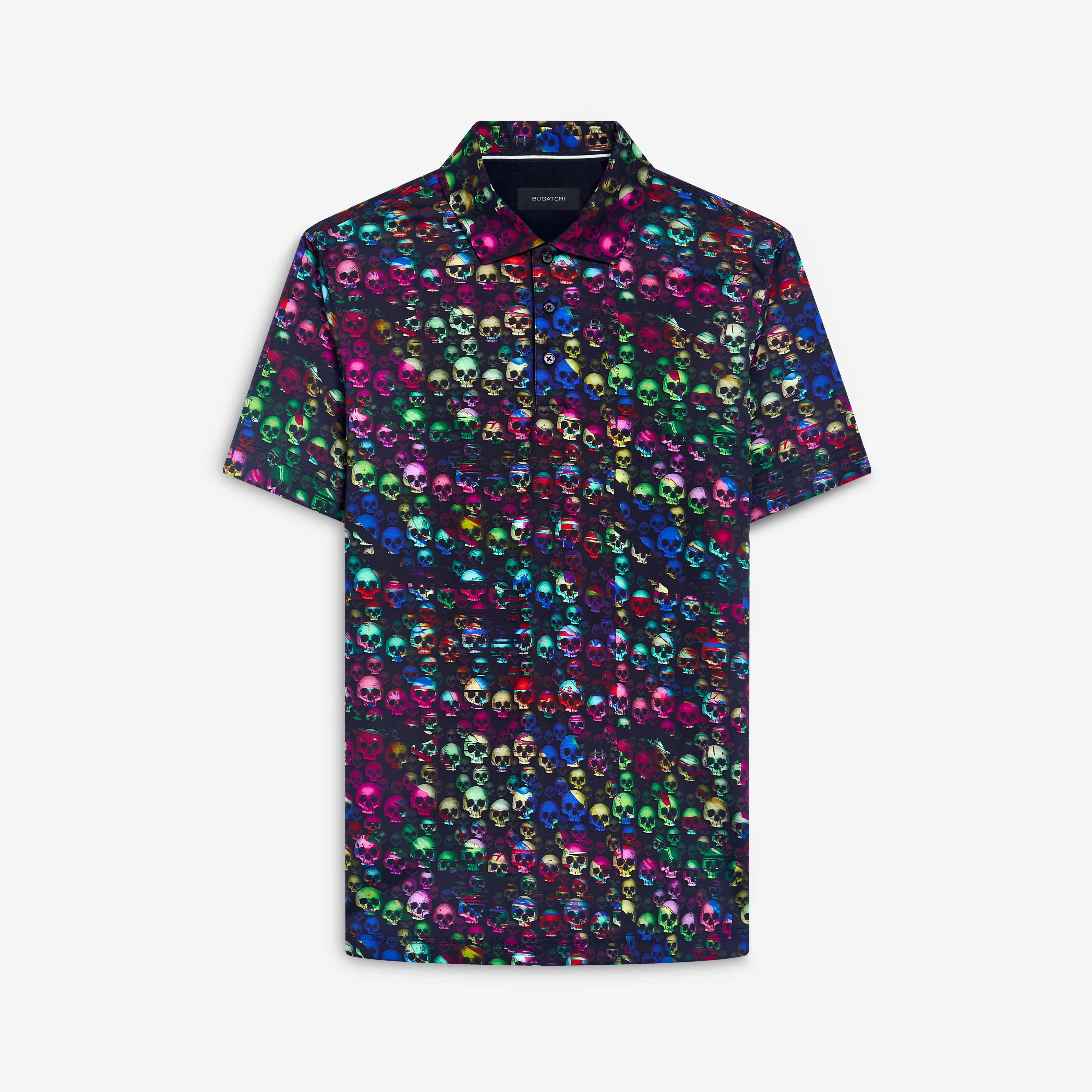 HENDRIX Skulls Print Polo