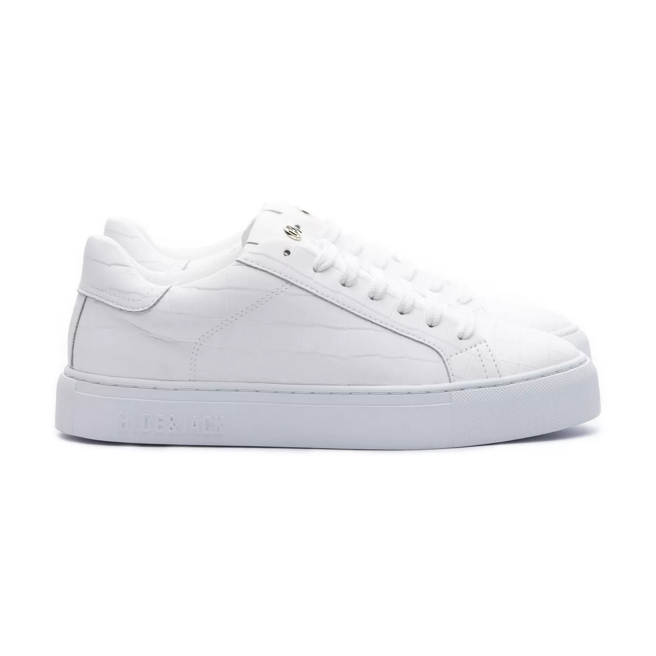 HIDE AND JACK Essence Leather Trainers - White