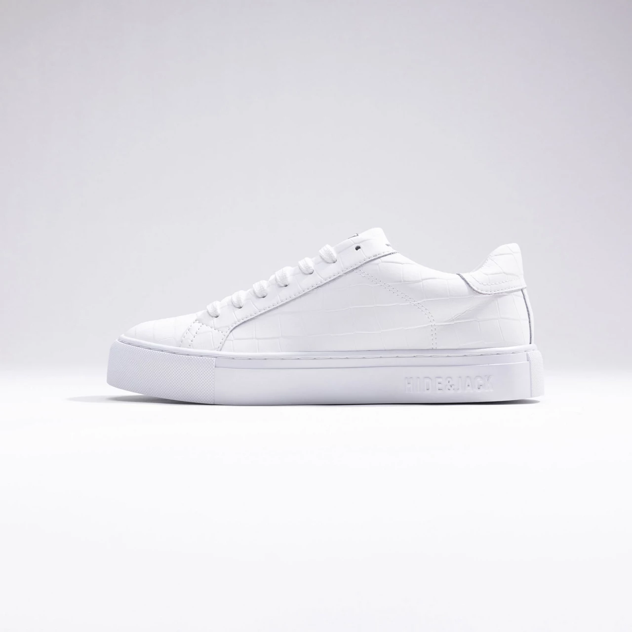 HIDE AND JACK Essence Leather Trainers - White