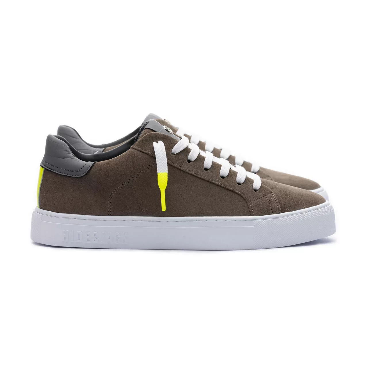 HIDE AND JACK Oil Suede Trainers - Beige