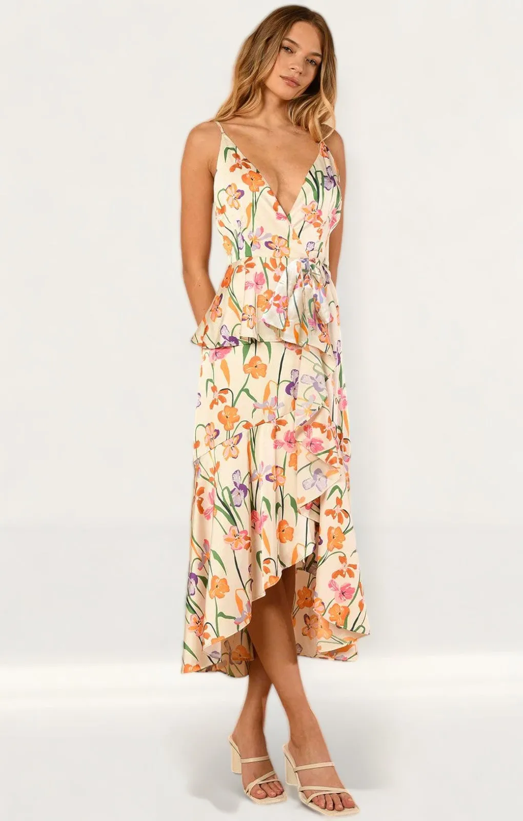 Hutch Hollis Wrap Dress in Floral