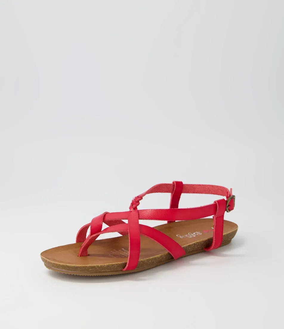 I LOVE BILLY Ginnie Red Sandals