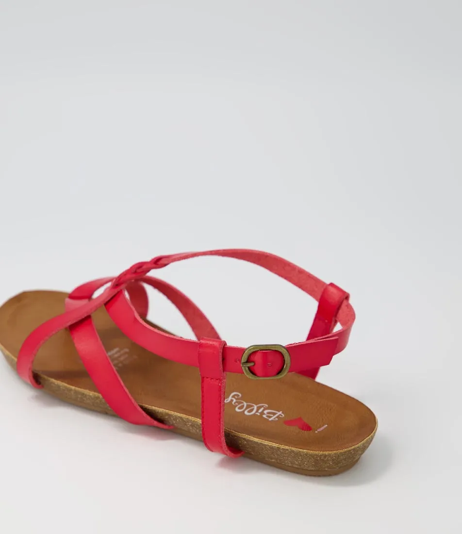 I LOVE BILLY Ginnie Red Sandals