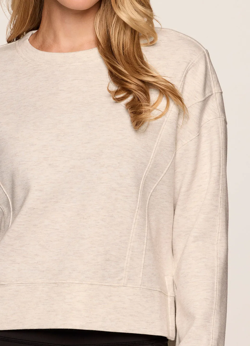 In The Studio Cropped Pullover