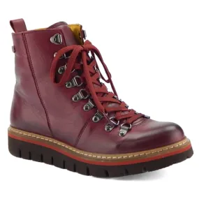 Jafa 317 Lace Up Ankle Boot Ruby