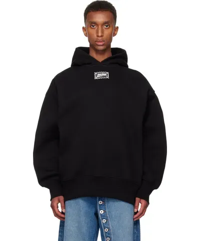 Jean Paul Gaultier Black Lace Label Hoodie