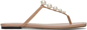 Jimmy Choo Pink Alaina Flat Sandals