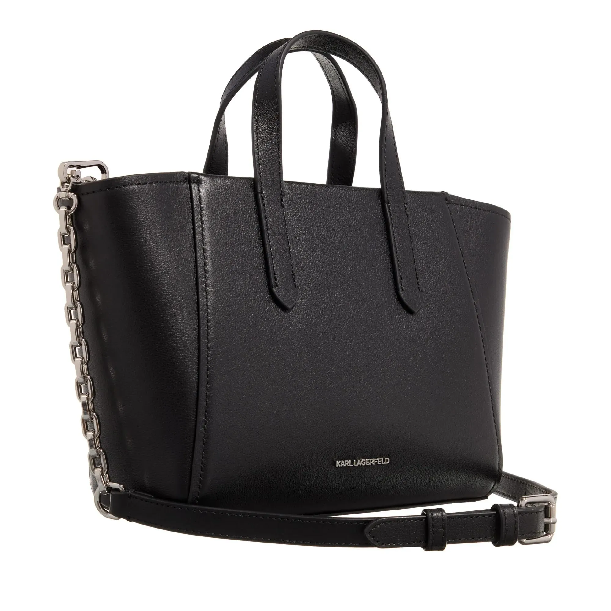 Karl Lagerfeld  K/Ikonik 2.0 Leather S Tote Pn Black