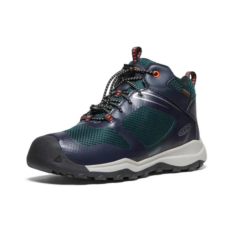 Keen Youth Wanduro Mid Waterproof Boot - Sky Captain/Sea Moss