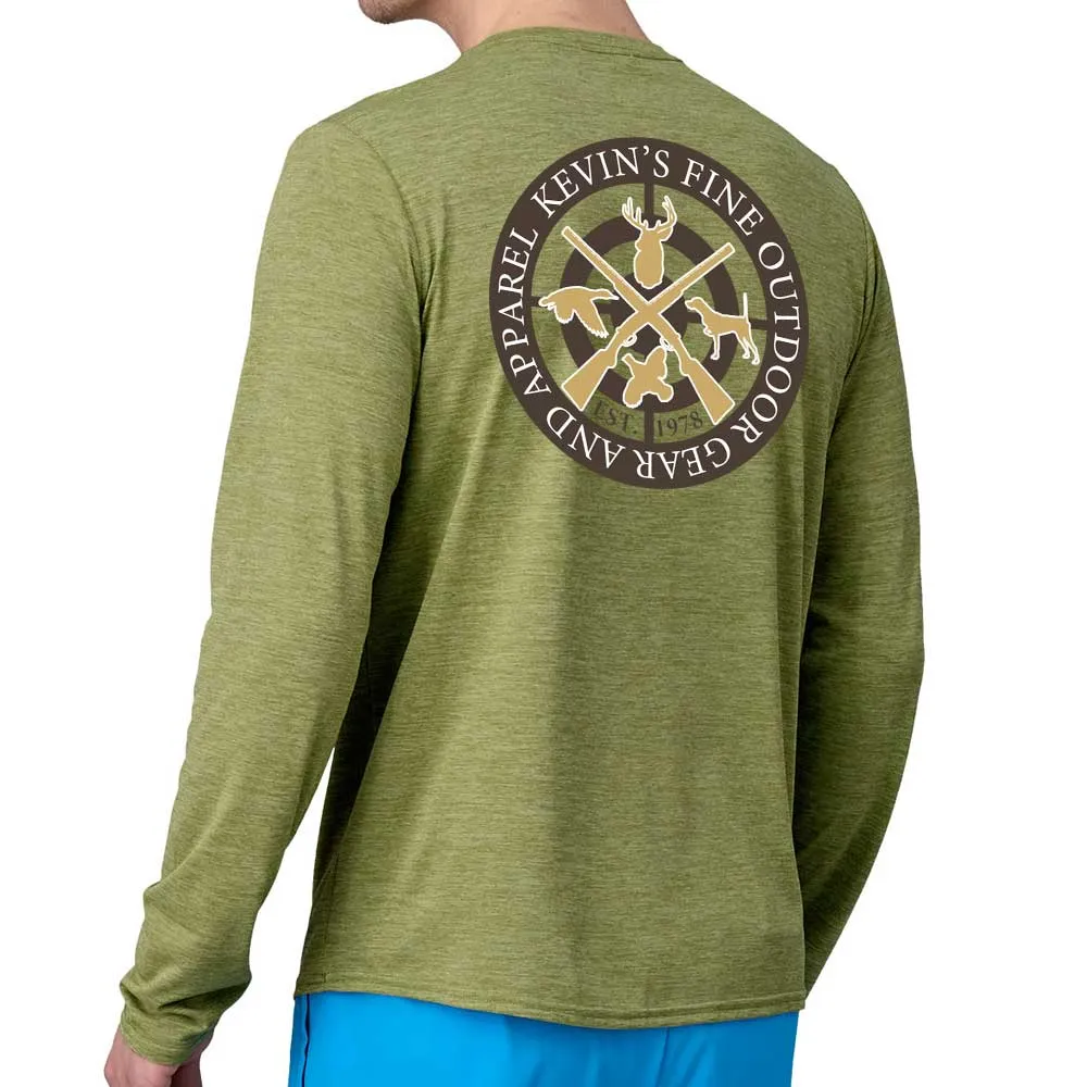 Kevin's Men's Patagonia Long Sleeve Quad-Crossed Guns Cool Crewneck