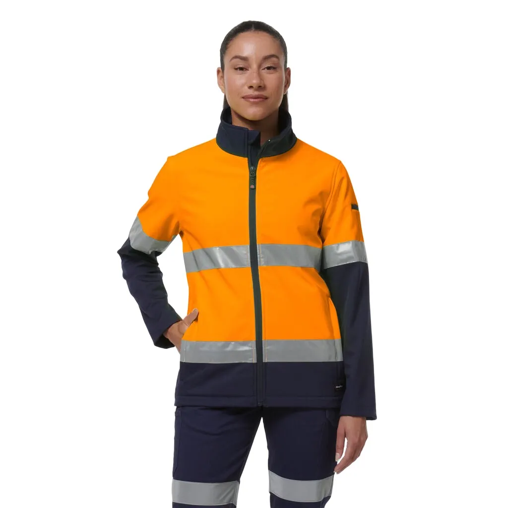 King Gee Women's Reflective Spliced Soft Shell Jacket (K45006)-