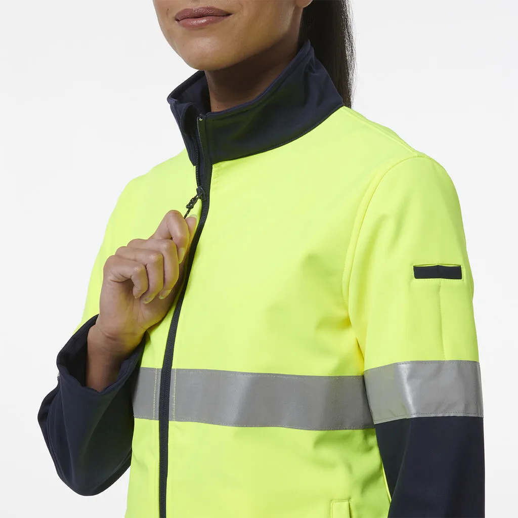 King Gee Women's Reflective Spliced Soft Shell Jacket (K45006)-