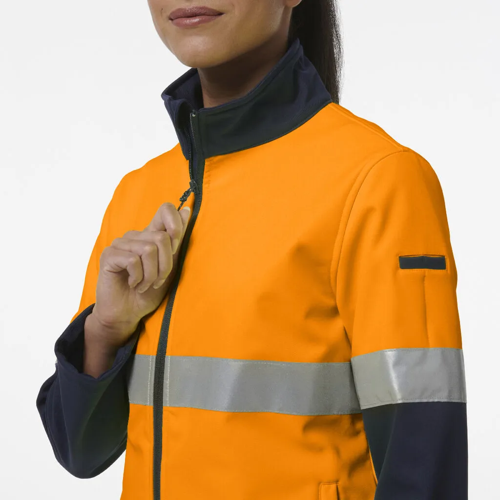 King Gee Women's Reflective Spliced Soft Shell Jacket (K45006)-