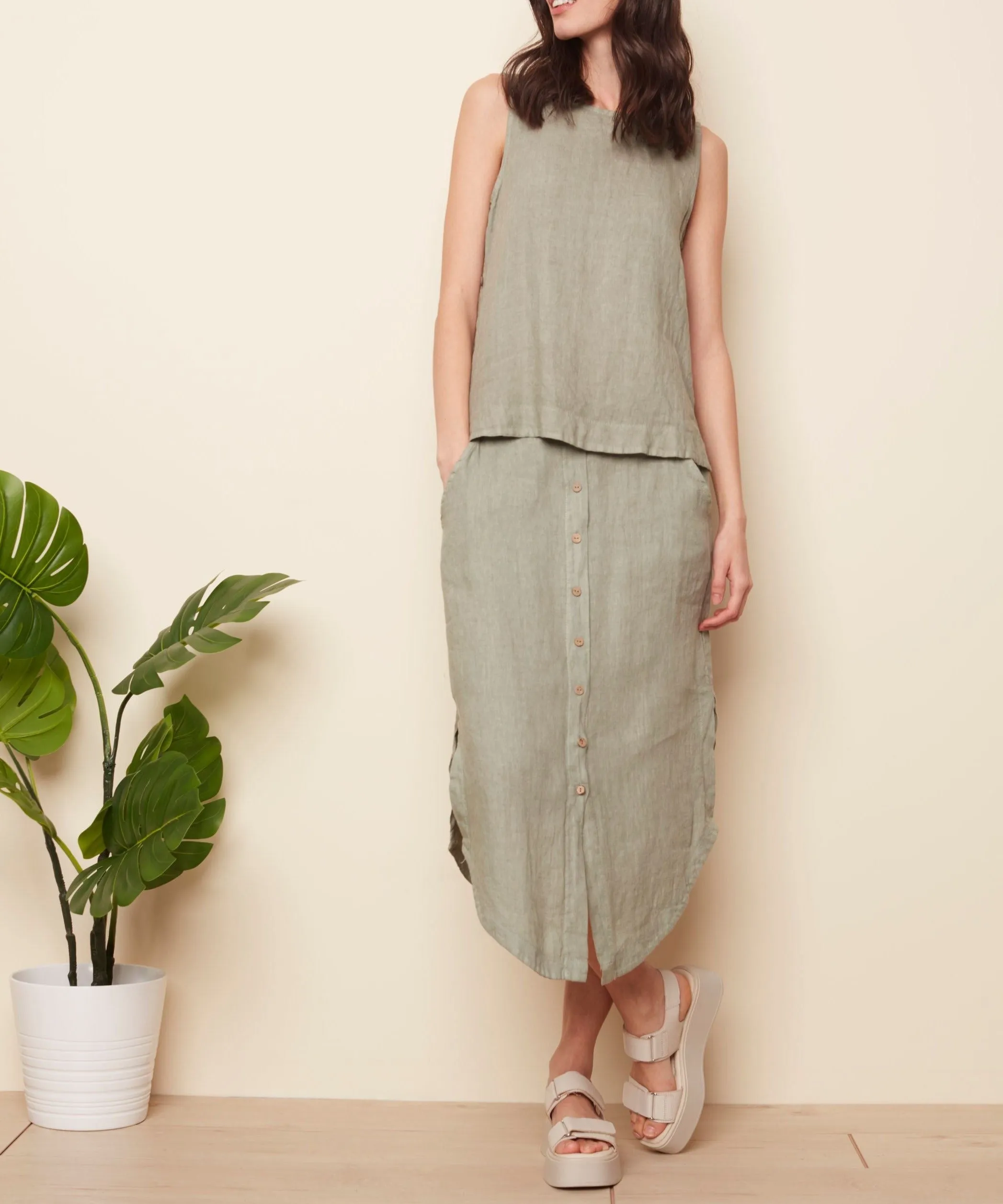 Linen Tank Top