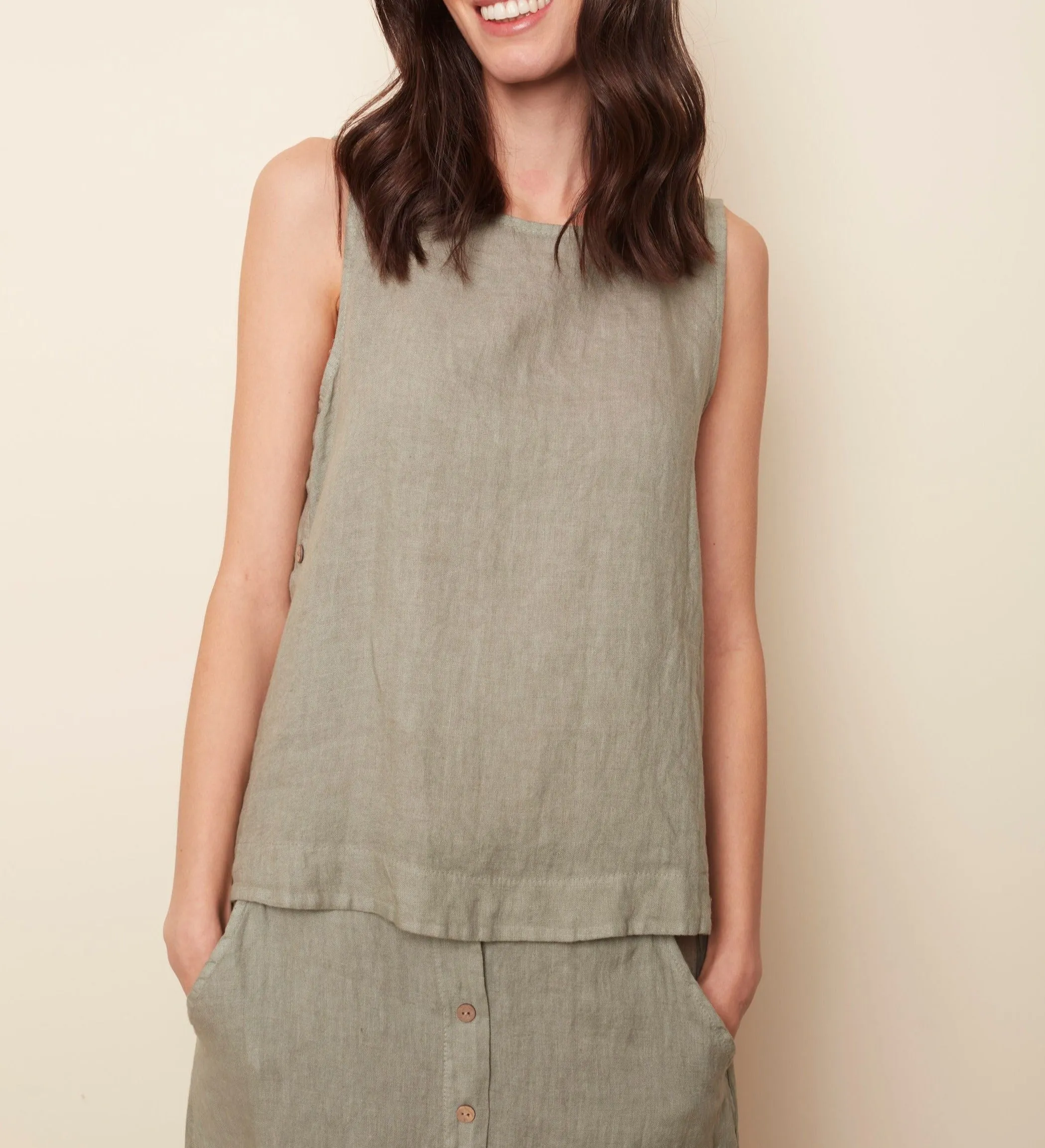 Linen Tank Top