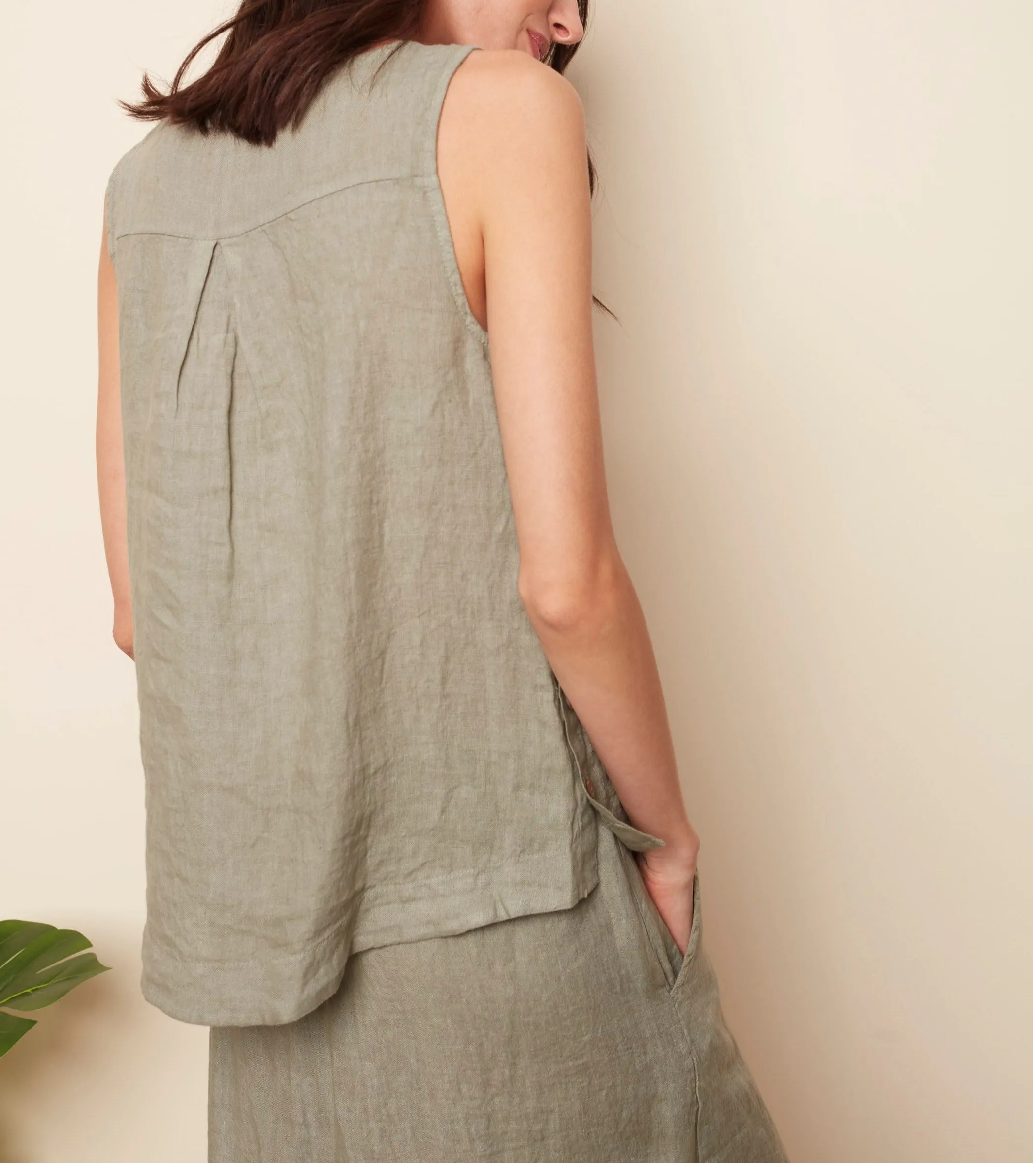 Linen Tank Top