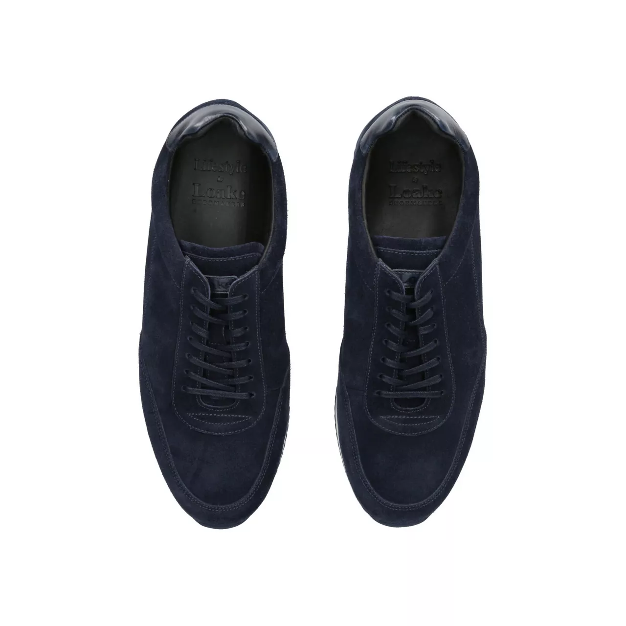 LOAKE Bannister Suede Trainers - Blue