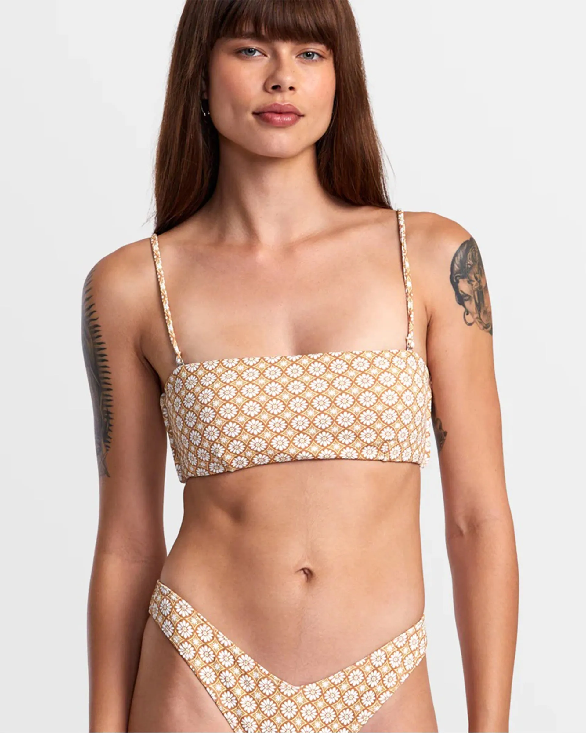 Lotus Bandeau Bikini Top