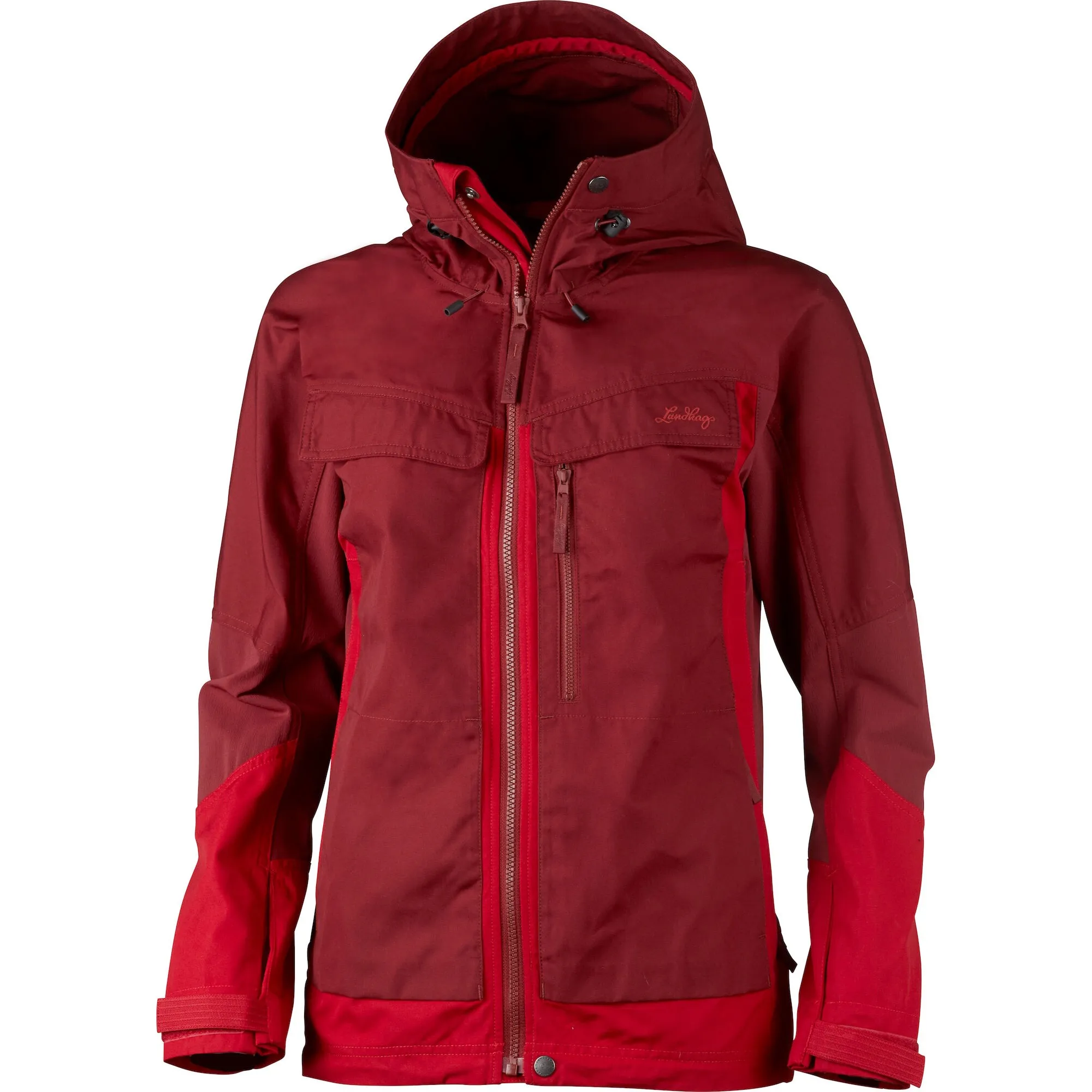 Lundhags Women's Authentic Jacket Red/Dark Red | Buy Lundhags Women's Authentic Jacket Red/Dark Red here | Outnorth