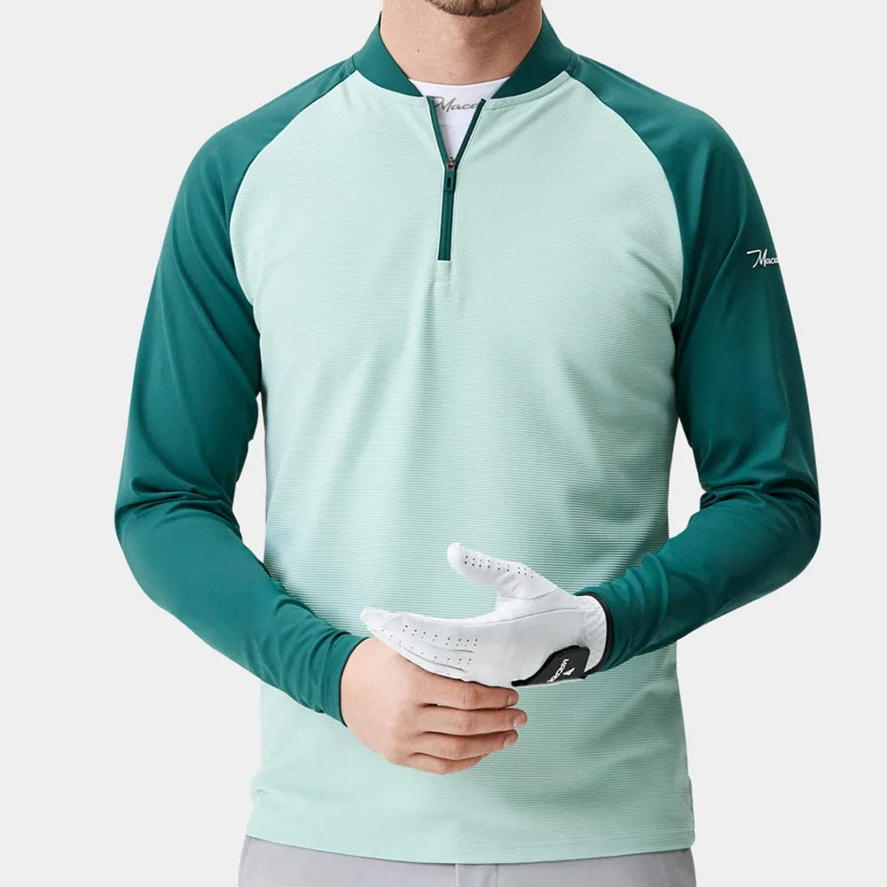 Macade Golf Pullover - Tech Quarter Zip - Mint SS24