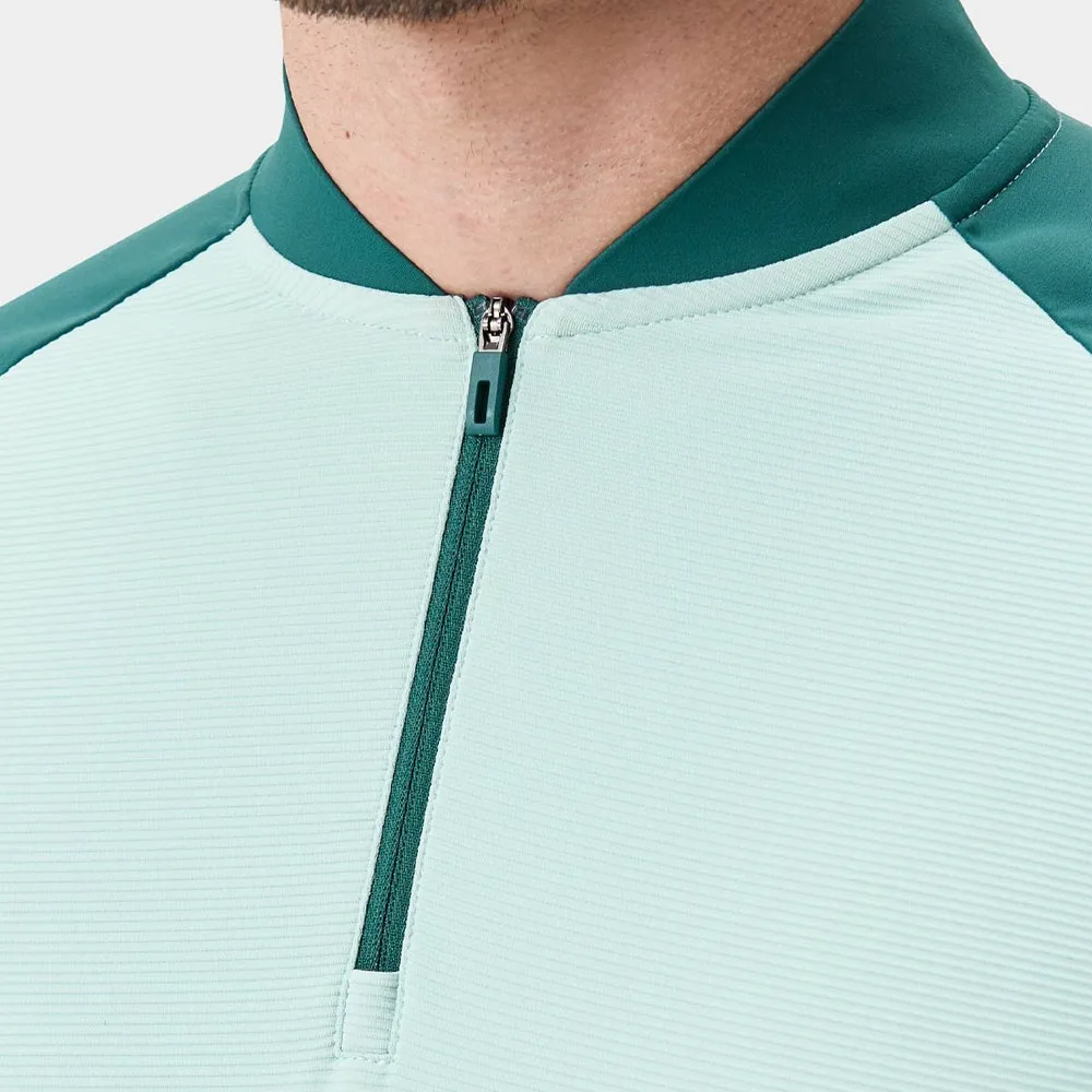 Macade Golf Pullover - Tech Quarter Zip - Mint SS24