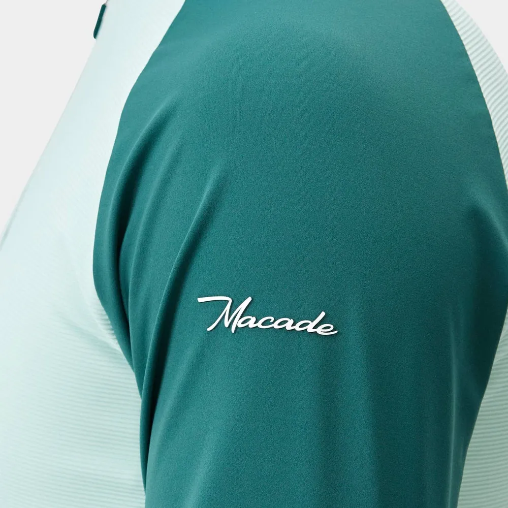 Macade Golf Pullover - Tech Quarter Zip - Mint SS24