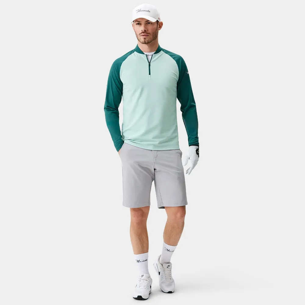 Macade Golf Pullover - Tech Quarter Zip - Mint SS24