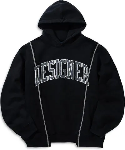 Market Designer Split Logo Hoodie