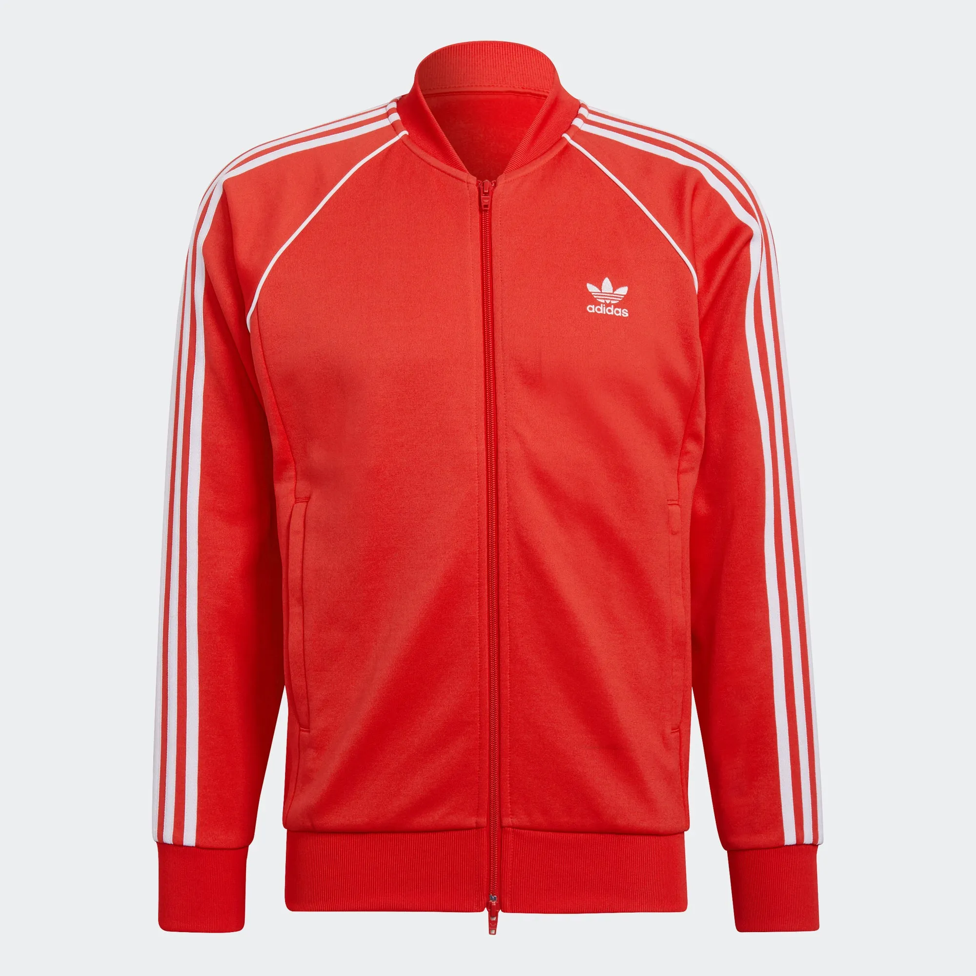 Men's adidas Originals Adicolor Classics Primeblue SST Track Jacket Vivid Red