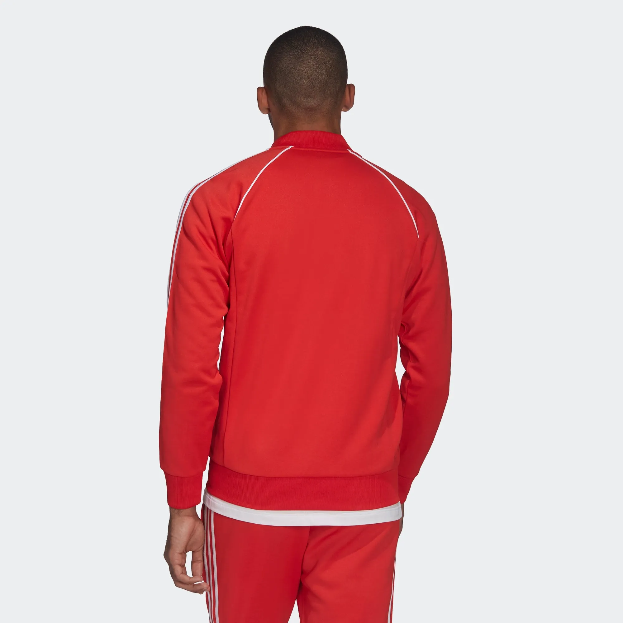 Men's adidas Originals Adicolor Classics Primeblue SST Track Jacket Vivid Red