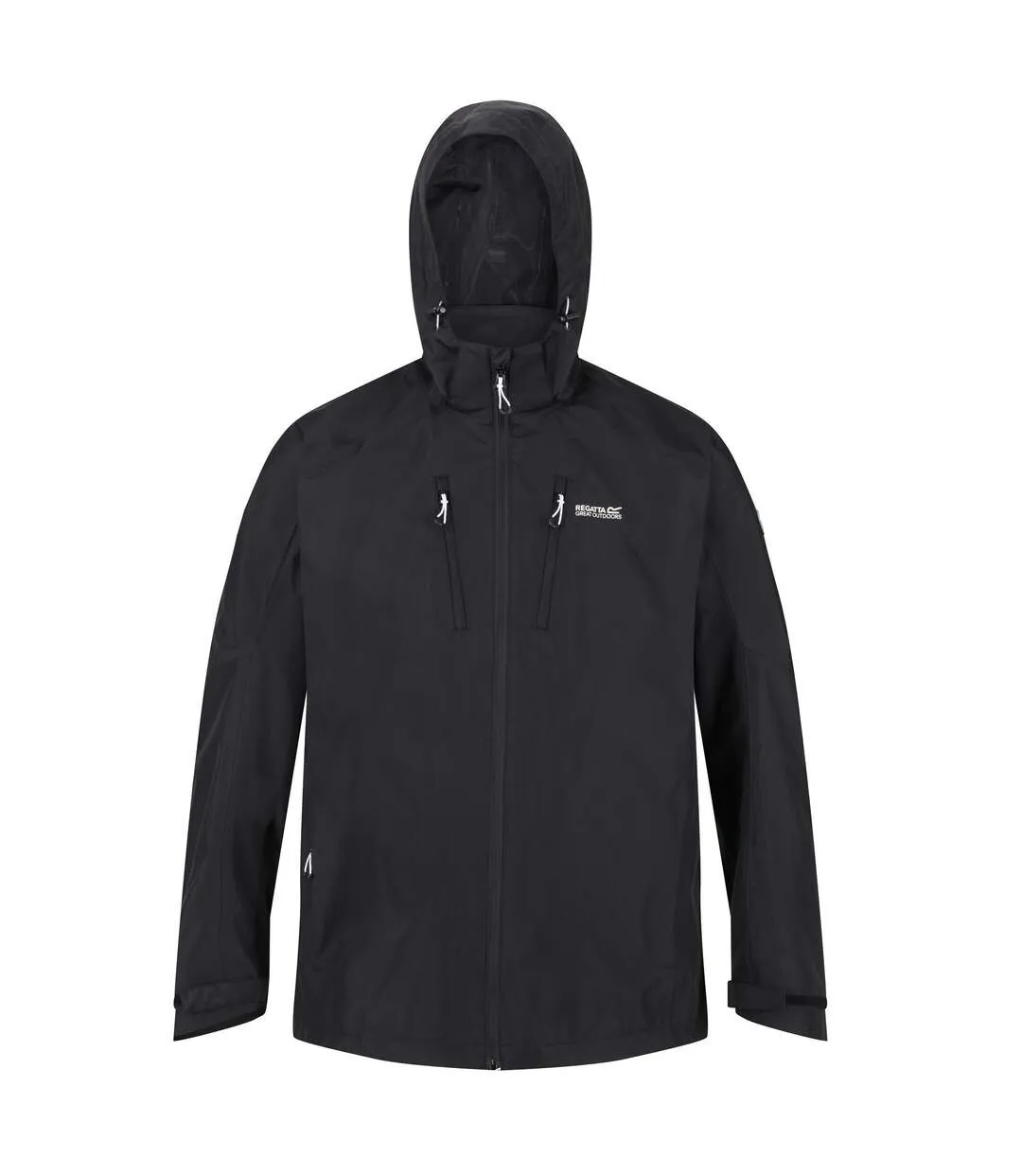 Mens calderdale iv waterproof softshell hooded walking jacket black Regatta