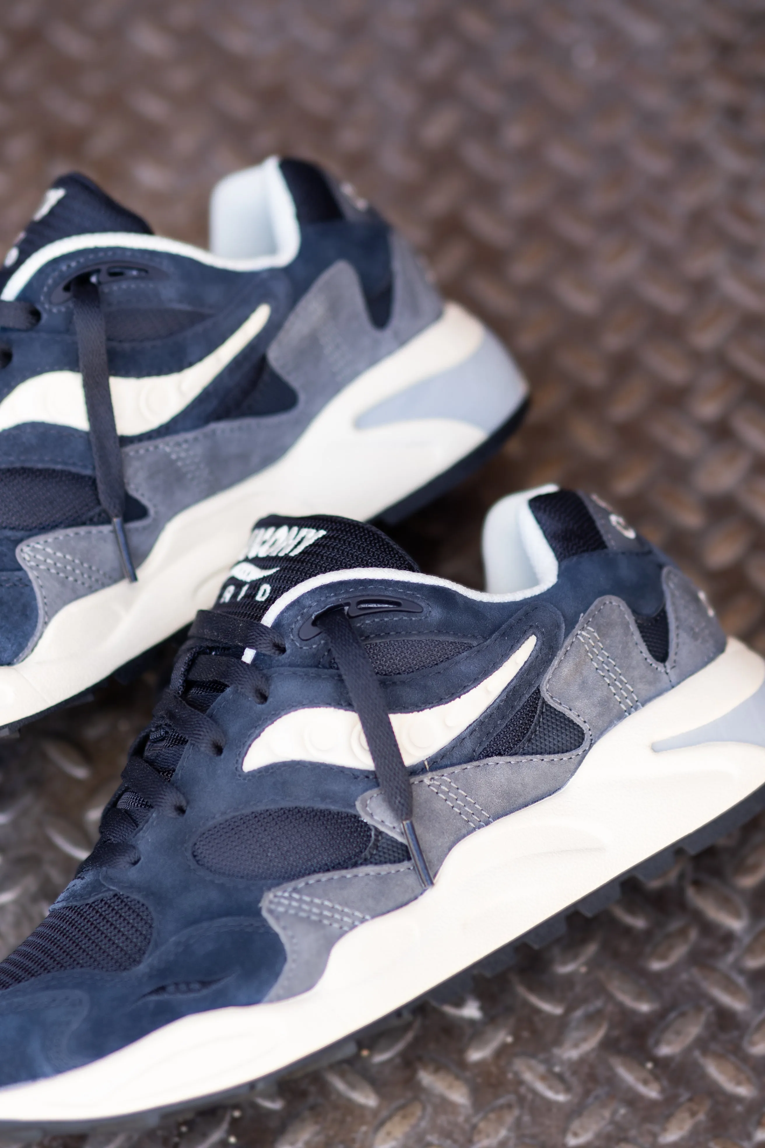 Mens Saucony Grid Shadow 2 (Navy/Cream)