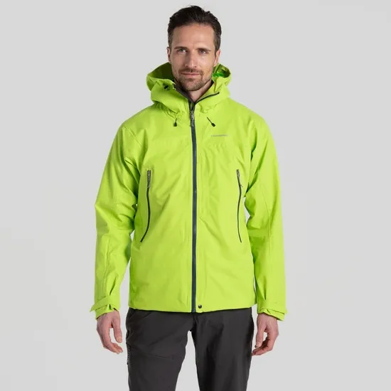 Men's Dynamic Pro II Waterproof Jacket - Apple / Blue Stone | Craghoppers UK