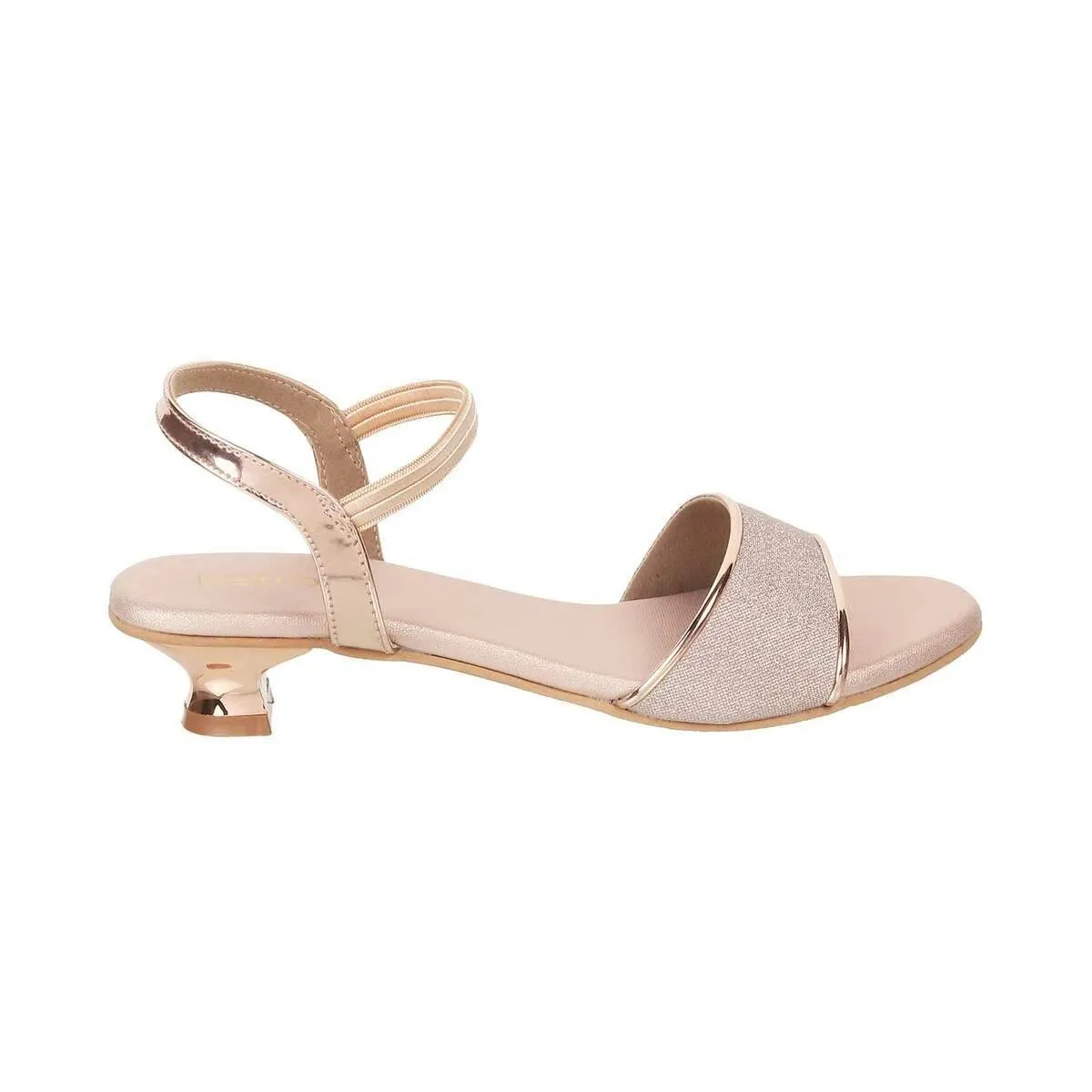 Metro Girls Rose-Gold Party Sandals