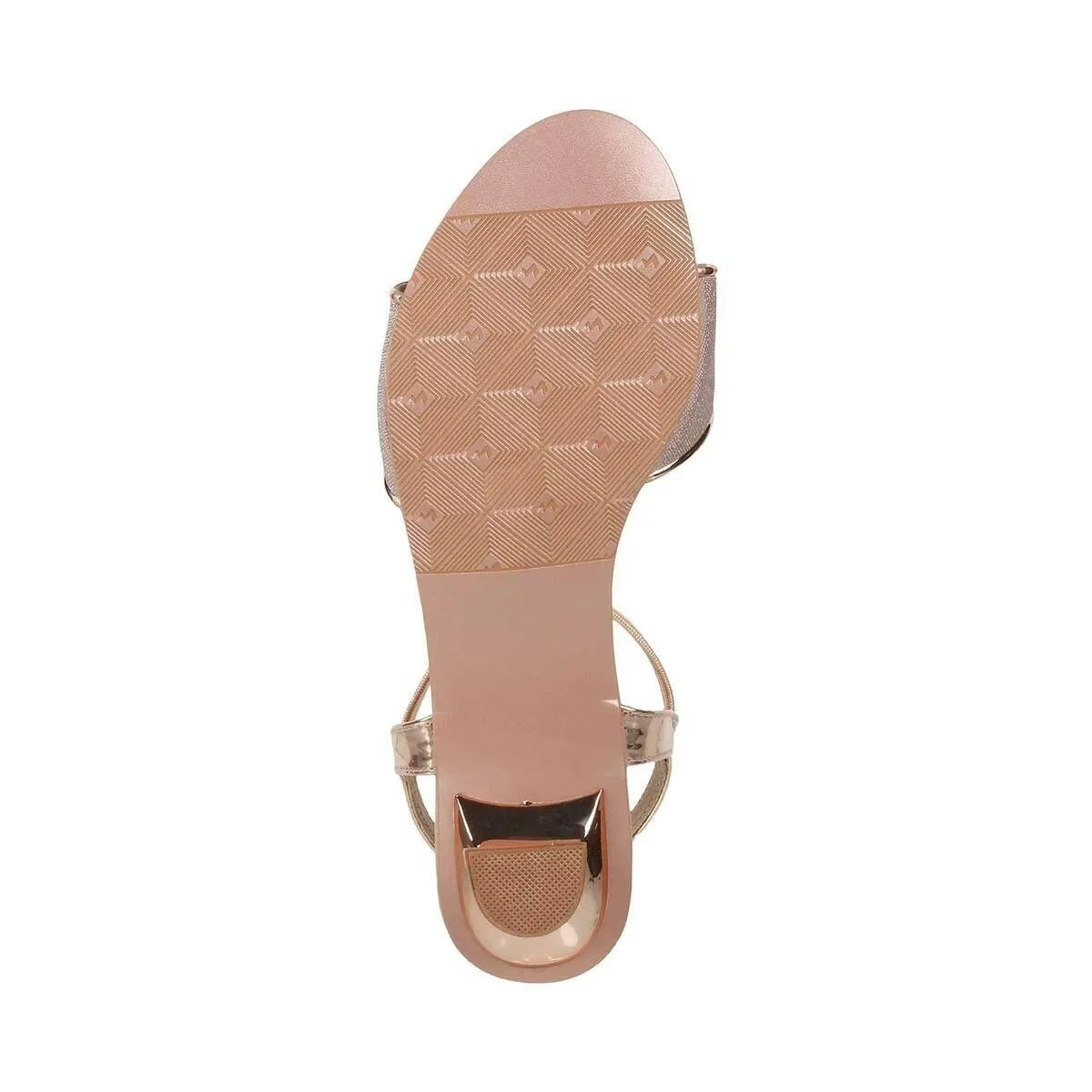 Metro Girls Rose-Gold Party Sandals