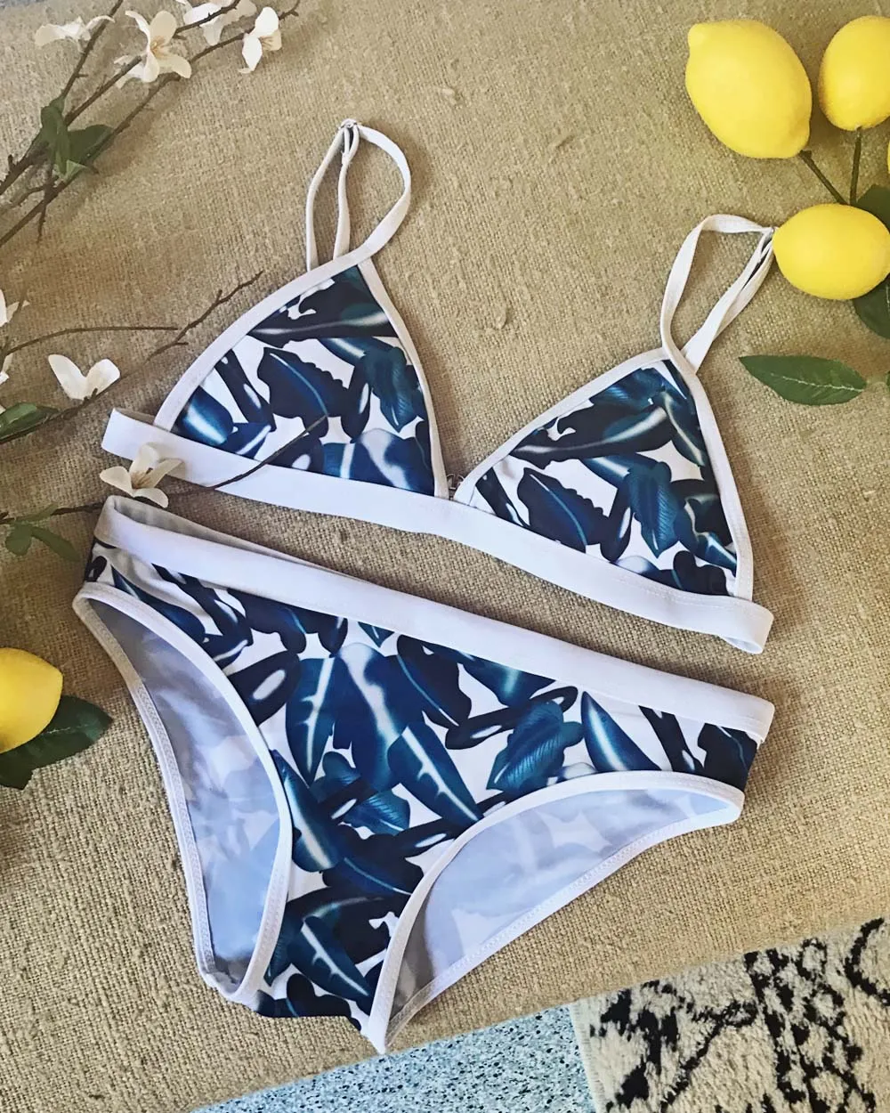 Midnight Palm Bikini